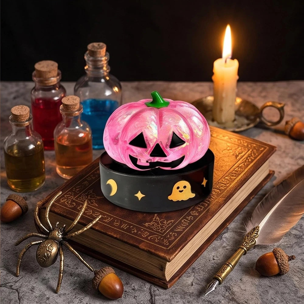 Pumpkin Ghost Squishy Toy