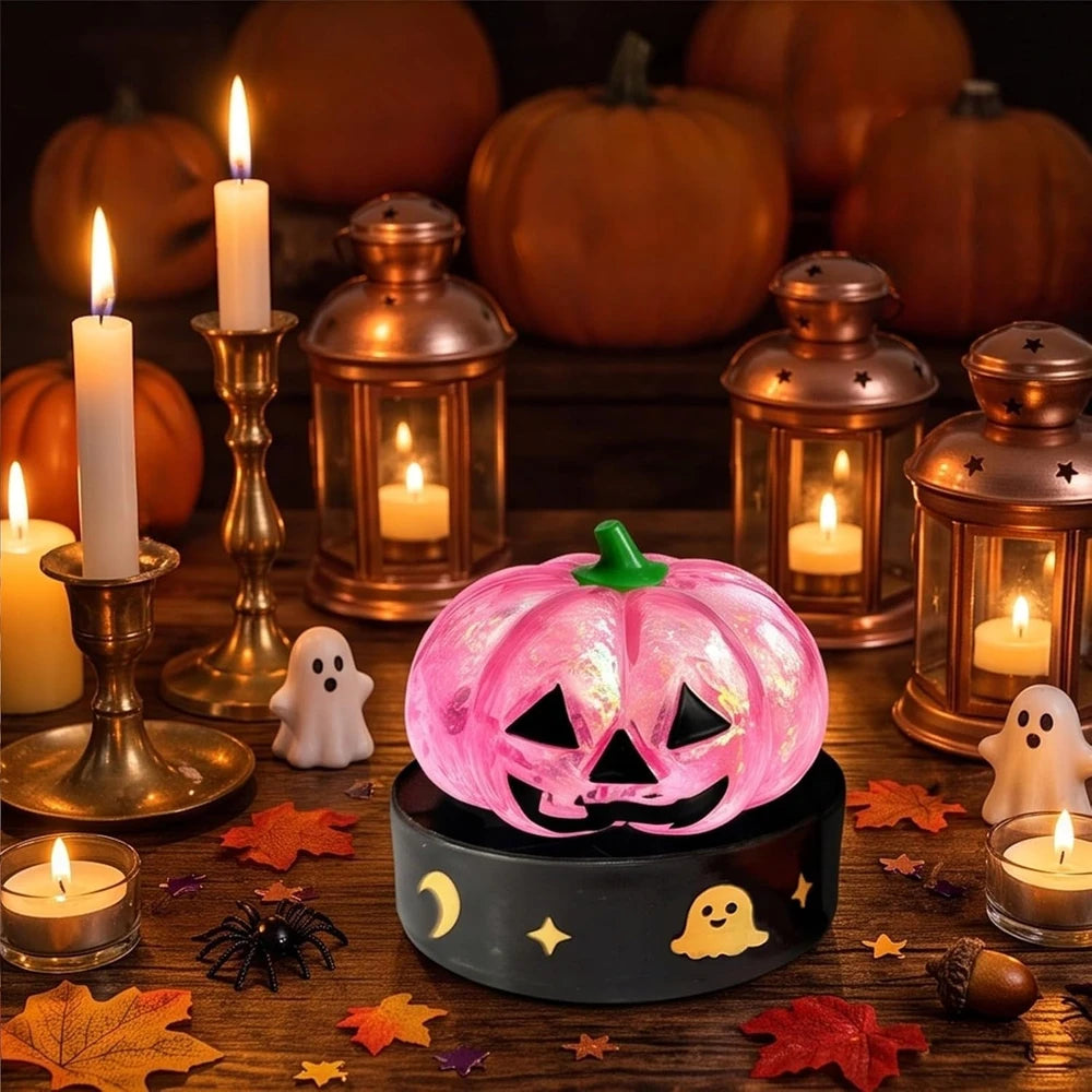 Pumpkin Ghost Squishy Toy